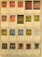 Kb 4.000 db bélyeg 8 db régi cserefüzetben, benne Németország, Europa CEPT, angol gyarmatok, Dél-Ame...