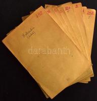 Kb 4.000 db bélyeg 8 db régi cserefüzetben, benne Németország, Europa CEPT, angol gyarmatok, Dél-Ame...