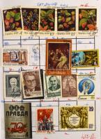 Szovjetunió 1-2 ezer db bélyeg 7 db cserefüzetben