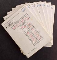 Szovjetunió 1-2 ezer db bélyeg 7 db cserefüzetben