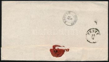 1853 Ex offo levél "G:BECSKEREK" - Dobsza