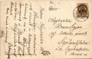 1940 Földes, Református templom és parókia. A képeslap címzettje Bencs Lajos (1903-1956) Sajólászlóf...