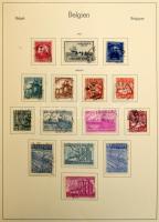 Belgium 1944-1980 nem teljes gyűjtemény Leuchtturm albumban