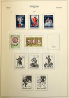 Belgium 1944-1980 nem teljes gyűjtemény Leuchtturm albumban