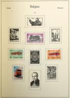 Belgium 1944-1980 nem teljes gyűjtemény Leuchtturm albumban