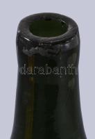 Régi üvegballon, zöld színű, m: 36 cm