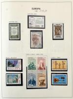 1976-1986 Szinte komplett Europa CEPT gyűjtemény blokkokkal és kisívekkel Davo albumban