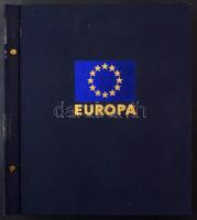 1976-1986 Szinte komplett Europa CEPT gyűjtemény blokkokkal és kisívekkel Davo albumban