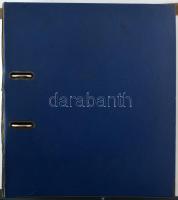 214 db RÉGI magyarországi város képeslap lefűzhető gyűrűs mappában, egy része Budapest / 214 pre-194...