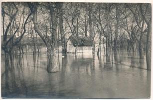 Fogaras, Fagaras; árvíz / flood. G. Szabó photo (vágott / cut)