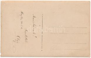 1918 Hajta (Jászberény), Római katolikus népiskola. photo (felszíni sérülés / surface damage)