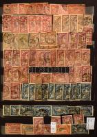 Háború előtti francia több példányos rendező kb 1900-tól, megtömött 12 vastag fekete lapos nagyalakú...