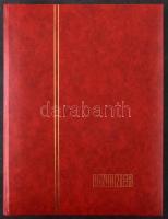 Lindner A4 berakó 30 fehér lappal, piros borítóval, új állapotban