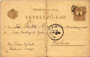 1897 Budapest XIV. Városliget, Ezredéves Országos Kiállítás, Magyar utca és a templom, Posner és Fia...