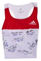 A magyar öttusa sport legnagyobb pillanatai egy felületen  A magyar öttusa válogatott versenyzői által a 2024-es párizsi olimpián viselt futómezét az egyik legsikeresebb sportágunk legnagyobb bajnokai látták el kézjegyükkel:  Aláírók:   Benedek Gábor (1952)  Gulyás Michelle (2024)  Fábián László (1988)  Martinek János (1988, 1996)  Mizsér Attila (1988, 1992)  Németh Ferenc (1960)  Török Ferenc (1964, 1968)  Vörös Zsuzsanna (2004)