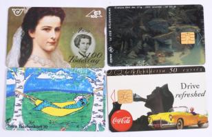 cca 200-300 darab telefonkártya és prospektus