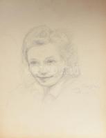 Olvashatatlan jelzéssel vagy jelzés nélkül: kb. 21 db tanulmányrajz (néhány kivételével portré), töb...