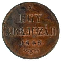 1848. 1kr Cu T:AU Adamo B1