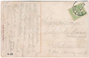 1911 Oravicabánya, Oravica, Oravicza, Oravita; Postás leporellolap, belül 10 mini képpel. Weisz Féli...