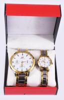 Geneva férfi és női óra pár, díszdobozban