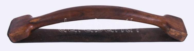 Antik borotvafenő, h: 29,5 cm