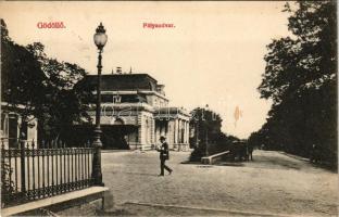 1914 Gödöllő, Pályaudvar, vasútállomás + "GÖDÖLLŐ PU." (EK)