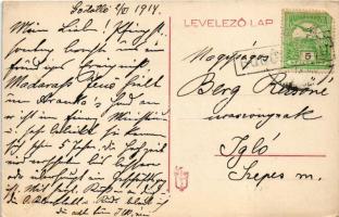 1914 Gödöllő, Pályaudvar, vasútállomás + "GÖDÖLLŐ PU." (EK)