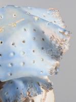 Kovács Éva (1938-): Anya gyermekével. Mázas kerámia. Kézzel festett, jelzett, hibátlan 30 cm