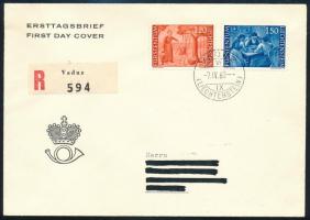 Liechtenstein 1960 Mi 396-397 FDC (Mi EUR 120.-)