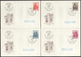 Svájc 1961 Evangelisták Mi 738-741 4 db FDC (Mi EUR 180.-)