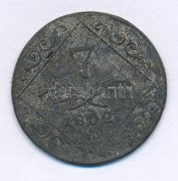 1802E 7kr Ag "I. Ferenc" Gyulafehérvár T:VF,F patina Huszár: 2013., Unger III.: 1395.b