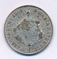 1848B 20kr Ag "V. Ferdinánd" T:AU,XF patina Hungary 1848B 20 Kreuzer Ag "Ferdinand V" C:AU,XF patina Huszár: 2081., Unger III.: 1419.