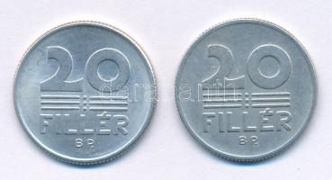 1971. 20f Al "akasztófás" + 1971. 20f Al T:XF
Hungary 1971. 20 Fillér Al "7971"...