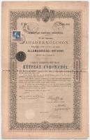 1900-1903. Budapest "A Magyar Korona országai 4%-al kamatozó járadékkölcsön" államadóssági kötvény 200K és 1000K-ról szárazpecséttel, bélyegzésekkel, szelvényekkel T:F