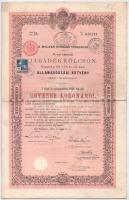 1900-1903. Budapest "A Magyar Korona országai 4%-al kamatozó járadékkölcsön" államadóssági...