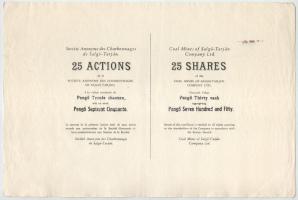 1929. Makó "Makói Népbank Részvénytársaság" részvénye 50P-ről, szelvényekkel, szárazpecsét...