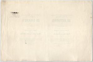 1929. Makó "Makói Népbank Részvénytársaság" részvénye 50P-ről, szelvényekkel, szárazpecsét...