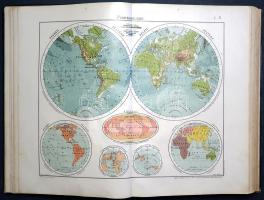 Nagy magyar atlasz. 158 színes főtérkép és kétszázötvenhét melléktérképpel és névmutatóval. Erődi Bé...