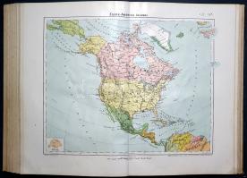 Nagy magyar atlasz. 158 színes főtérkép és kétszázötvenhét melléktérképpel és névmutatóval. Erődi Bé...