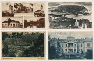 20 db RÉGI magyarországi város képeslap vegyes minőségben / 20 pre-1945 Hungarian town postcards in mixed quality