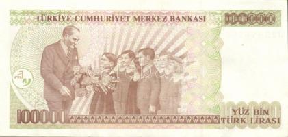 Törökország/Turkey 3x 100000L T:2, Mongólia 1T, 5T T:1