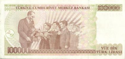 Törökország/Turkey 3x 100000L T:2, Mongólia 1T, 5T T:1