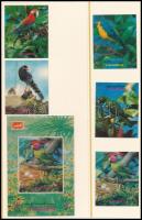 1970 Madarak 3D sor Mi 1047-1052B + blokk Mi 209B