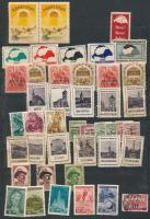 Nyugat-Magyarország tétel: megszállási bélyegek, Bodor vizsgálójellel, hozzá kevés egyéb bélyeg, irredenta levélzárók stb.