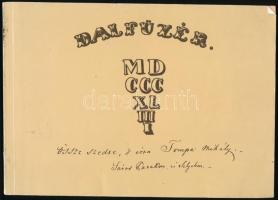 Tari Lujza (szerk.) Pogány Péter Dalfüzér 1844: Tompa Mihály kéziratos, kottás népdalgyűjteménye   Herman Ottó Múzeum, 1988
