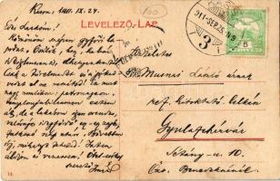 1911 Kassa, Kosice; A restaurált Szent Mihály kápolna. W. L. (?) 14. / restored chapel (EB)