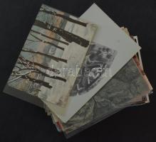 100 db MODERN vegyes város képeslap, közte RÉGIEK / 100 modern mixed town postcards with pre-1945 ones
