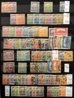 Javarészt 1946 előtti magyar tétel 16 lapos A4 Philux berakóban, a Turul időszaktól, benne másodpéld...