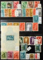 Javarészt 1946 előtti magyar tétel 16 lapos A4 Philux berakóban, a Turul időszaktól, benne másodpéld...