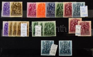 Két háború közötti sorok, darabok, csatos közepes berakóban